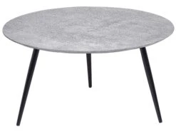 Coffee Table Concrete Effect With Black EFFIE