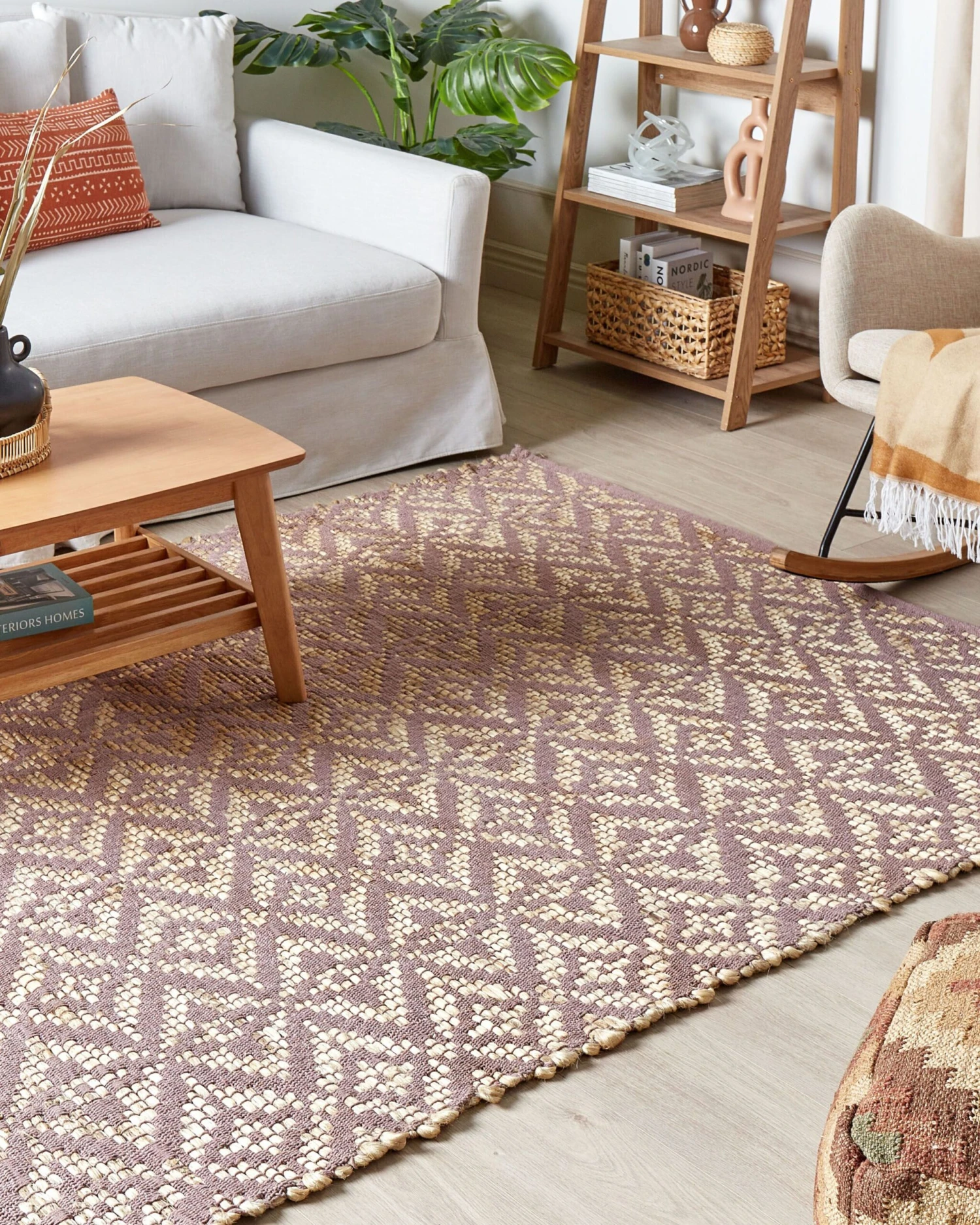 Coffee Table With Shelf Light Wood TULARE - Image 10