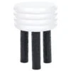 Side Table White And Black KIKIWA -Furniture Store undef src sa picid 853746 type whitesh image