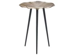 Side Table Gold With Black PUDUR