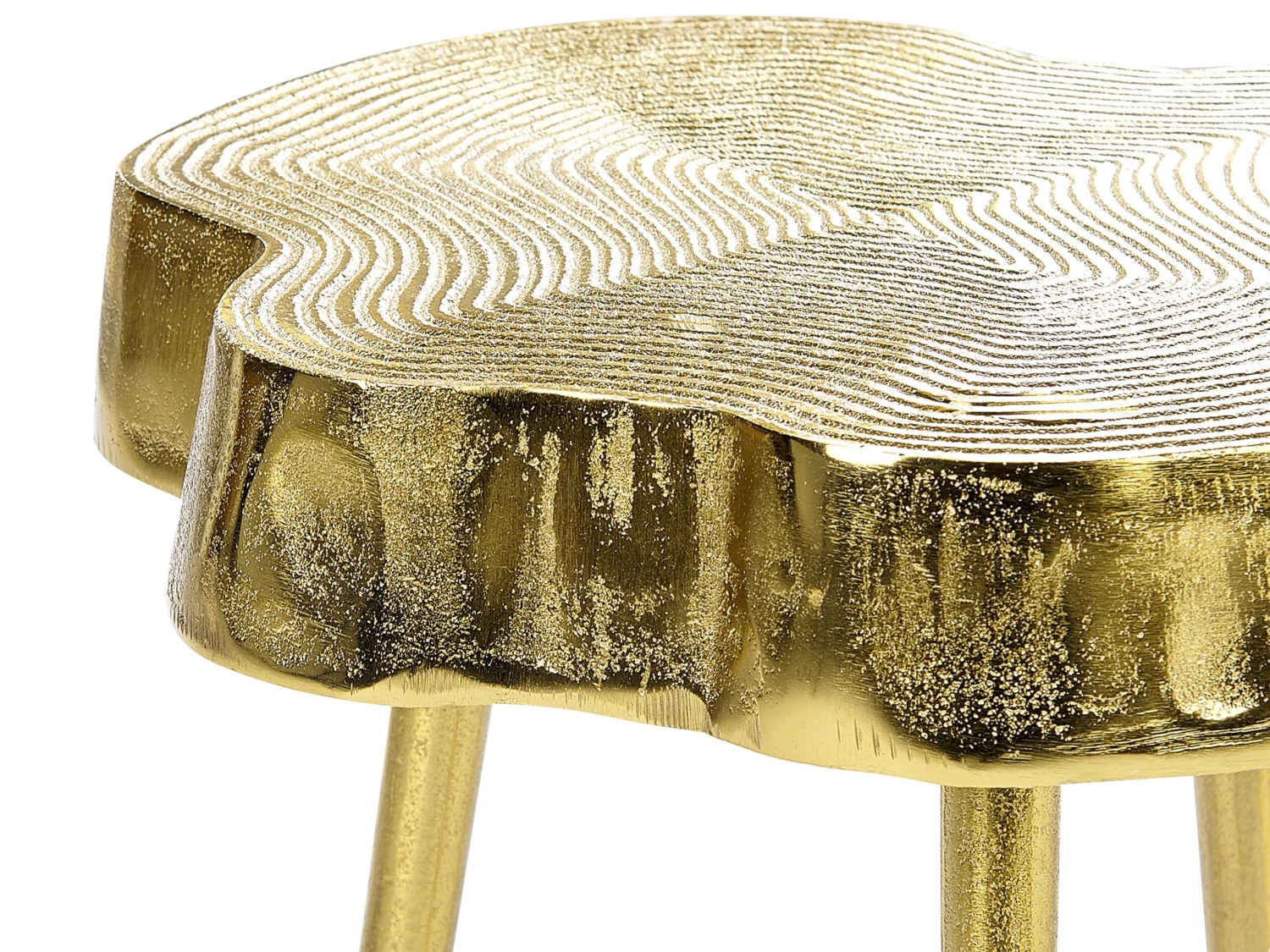 Metal Side Table Gold TAUPO - Image 3